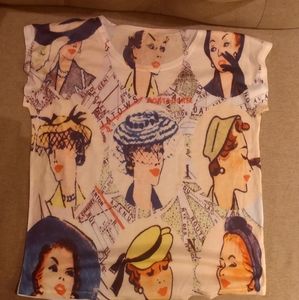 1950s vintage inspired classy lady graphic t-shirt